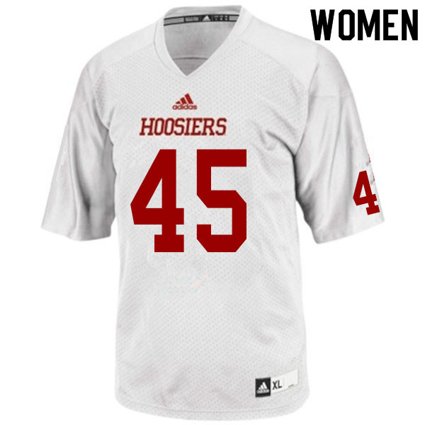 Women #45 Trey Walker Indiana Hoosiers College Football Jerseys Sale-White